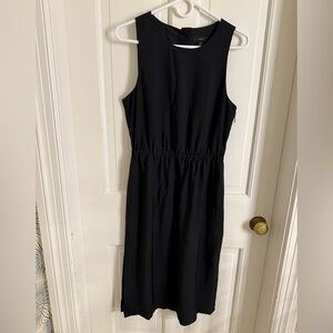 J.Crew Sleeveless dress with back button detail